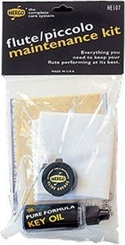 Dunlop He-107 Complete Cleaning-Maintenance-Polishing Set for Flute