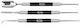 Latte Art Tools Belogia Las 1410 Set of 3 Double-Sided Professional Barista