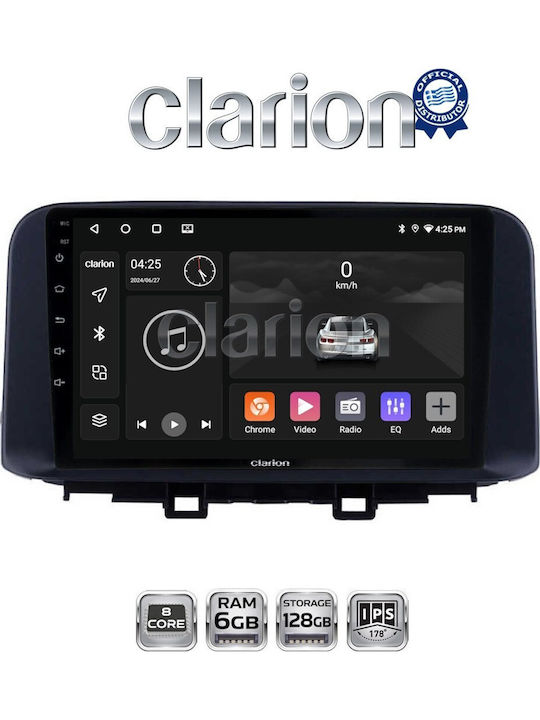 Clarion Gl53961 OEM Multimedia Car Audio System Hyundai Kona 2017 CarPlay Android Auto BT GPS Wi-Fi GPRS Electriclife