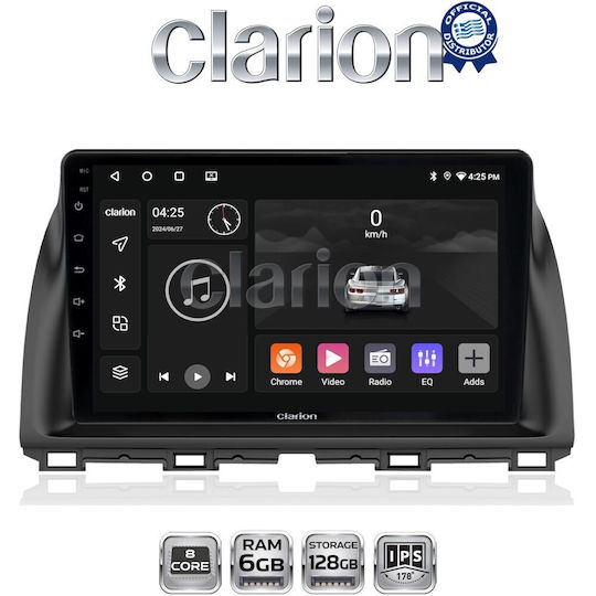 Clarion Gl53438 Екран OEM Мултимедия Автомобилни Аудио Системи Mazda CX-5 2013>2017 CarPlay AndroidAuto BT GPS Wi-Fi GPRS ElectricLife