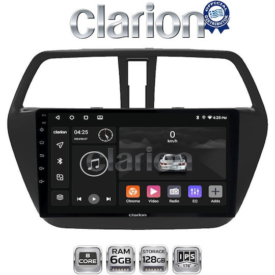 Clarion Gl53337 Екран OEM Мултимедия Автомобилни Аудио Системи Suzuki SX4 S-Cross 2014 Apple CarPlay Android Auto Bluetooth GPS Вграден Wi-Fi GPRS Electriclife