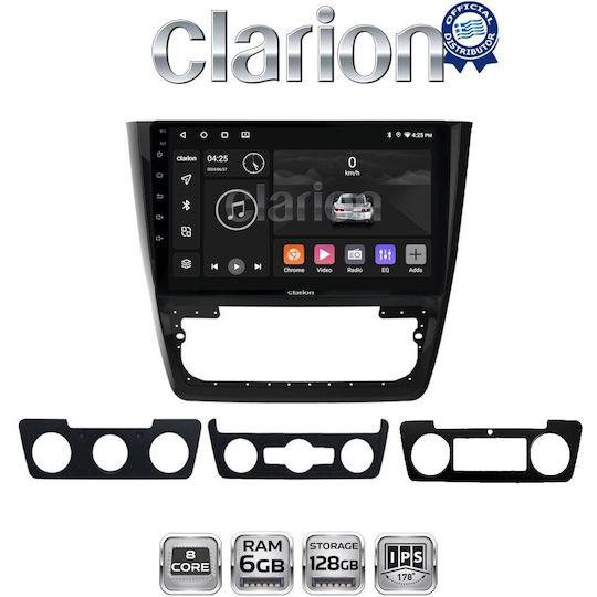 Clarion Gl53482 Οθόνη Oem Multimedia Αυτοκινήτου Skoda Yeti 2014> Carplay Androidauto Bt Gps Wifi Gprs Electriclife