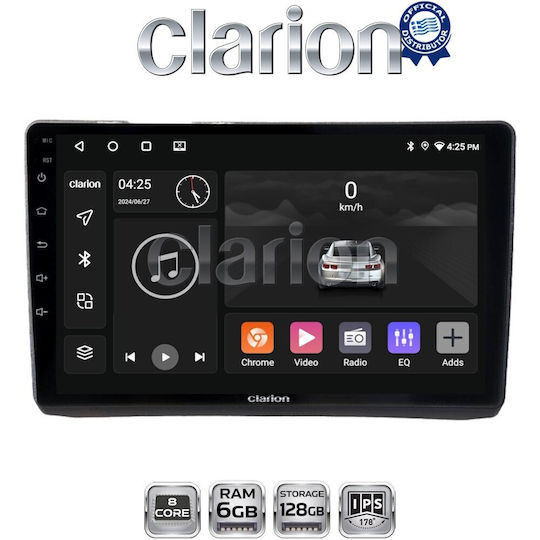 Clarion Gl53892 Οθόνη Oem Multimedia Αυτοκινήτου Opel Vivaro Renault Trafic Nissan Primastar 2002 > 2009 Carplay Androidauto Bt Gps Wifi Gprs Electriclife