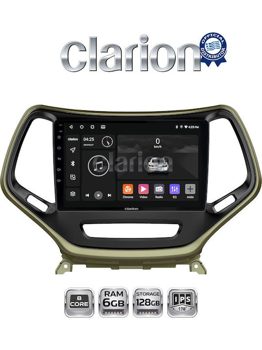 Clarion Gl53119 OEM Multimedia Car Audio System Jeep Cherokee 2014> CarPlay Android Auto BT GPS Wi-Fi GPRS Electriclife