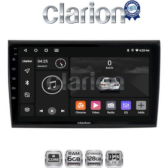Clarion Gl53250 Ecran OEM Multimedia Sisteme Audio Auto Fiat Bravo 2007> CarPlay Android Auto BT GPS Wi-Fi GPRS Electriclife