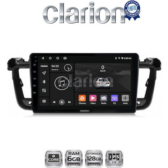 Clarion Gl53509 OEM Мултимедийна Екран Автомобилни Аудио Системи Peugeot 508 2010>2017 CarPlay AndroidAuto BT GPS Wi-Fi GPRS ElectricLife
