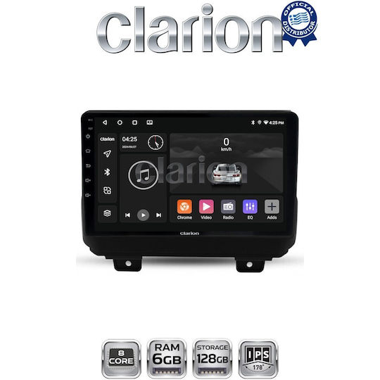 Clarion Gl53746 OEM Multimedia Car Audio System Jeep Wrangler 2018 CarPlay Android Auto BT GPS Wi-Fi GPRS Electriclife