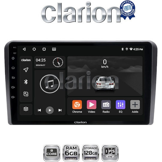Clarion Gl53049 OEM Multimedia Car Audio System Screen Audi A3 8P 2003-2012 CarPlay Android Auto BT GPS Wi-Fi GPRS Electriclife
