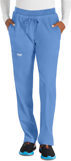 Cherokee Pantaloni medicali pentru femei Albastru deschis