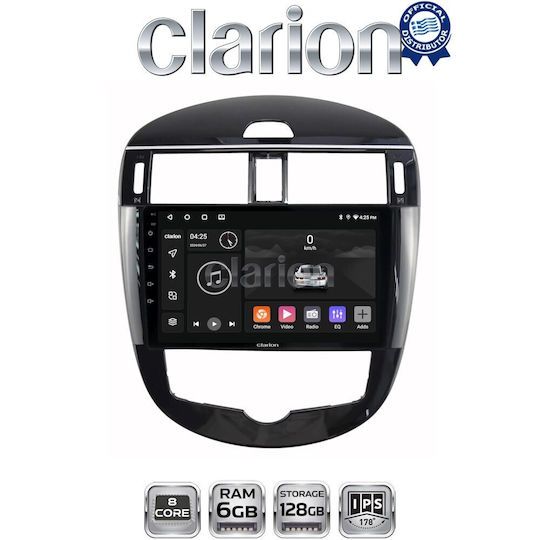 Clarion Gl53648 OEM Мултимедийна Екран Автомобилни Аудио Системи Nissan Pulsar 2015> CarPlay AndroidAuto BT GPS Wi-Fi GPRS Electriclife