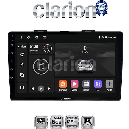 Clarion Gl53500 Οθόνη Oem Multimedia Αυτοκινήτου Fiat 500l 2012> Carplay Androidauto Bt Gps Wifi Gprs Electriclife