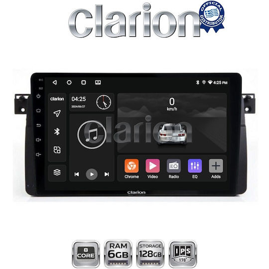 Clarion Gl53052 OEM Multimedia Car Screen BMW Series 3 E46 1998>2005 CarPlay Android Auto BT GPS Wi-Fi GPRS Electriclife