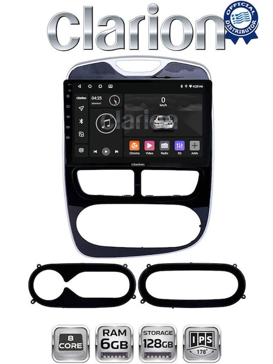 Clarion Gl53320 OEM Multimedia Car Audio System Renault Clio 2012 > 2015 CarPlay Android Auto BT GPS WiFi GPRS Electriclife