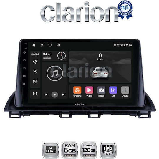 Clarion Gl53461 OEM Мултимедийна Екран Автомобилни Аудио Системи Mazda 3 2014 Apple CarPlay Android Auto Bluetooth GPS Вграден Wi-Fi GPRS Electriclife