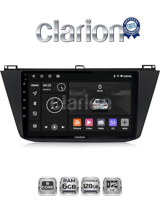 Clarion Gl53420 OEM Multimedia Car Audio System Volkswagen Tiguan 2016 CarPlay Android Auto BT GPS Wi-Fi GPRS Electriclife