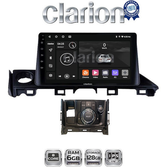 Clarion Gl53214 OEM Мултимедийна Екран Автомобилна Mazda 6 2017 > 2020 CarPlay AndroidAuto Bt GPS WiFi GPRS ElectricLife