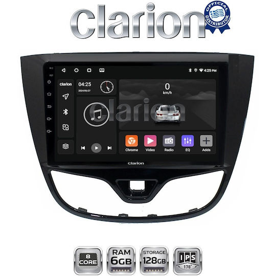 Clarion Gl53479 ОЕМ Мултимедийна Екран Автомобилни Аудио Системи Opel Karl 2014-2019 CarPlay AndroidAuto BT GPS WiFi GPRS ElectricLife