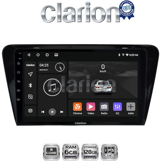 Clarion Gl53279 Οθόνη Oem Multimedia Αυτοκινήτου Skoda Octavia 7 2013> 2020 Carplay Androidauto Bt Gps Wifi Gprs Electriclife