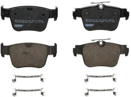 Ferodo Premier Eco Friction Brake Pads Front Wva 26206 Fdb5357