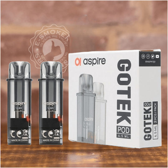 Aspire Gotek Pro Αντιστάση Ηλεκτρονικών Τσιγάρων 0.8ohm 2τμχ