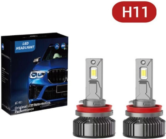 Led Autolampen – LKW H11 12v-24v Canbus 140w 6500k 10000lm 2 X 70w D25-h11