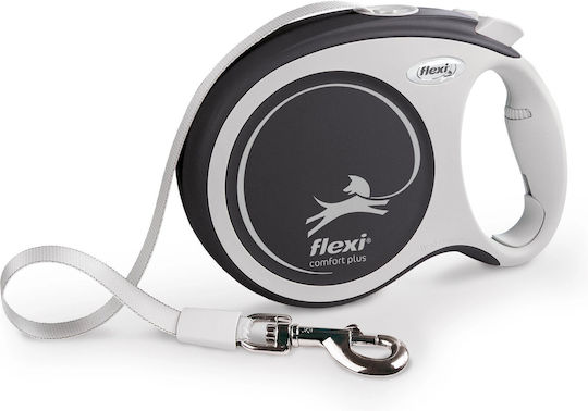 Flexi Foldable Dog Leash/Lead Strap Leash Comfort in Grey Colour 8m