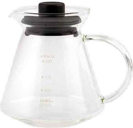Γυάλινη Κανάτα Σερβιρίσματος Yama Gd-20 600ml Βοριοπυριτικού Γυαλιού