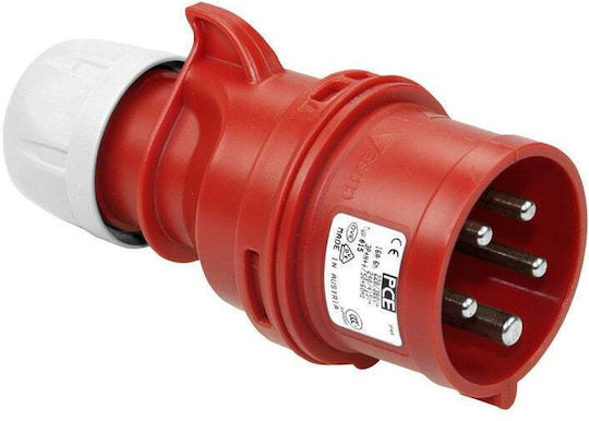 Pce Pce 32A Индустриален Контакт 5P 6H CEE 400V IP44 025-6
