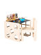 GINGER HOME Kinder Tische Set mit Stühlen für Malerei Beiges