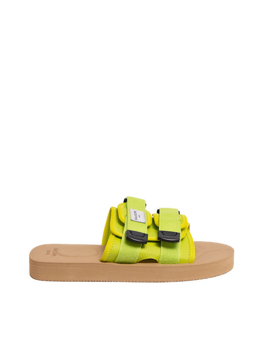 Dualscape Flache Damen Sandalen Grüne