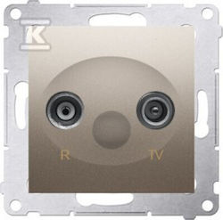 Simon 54 Premium R-tv Antenna Socket Ending Ral...