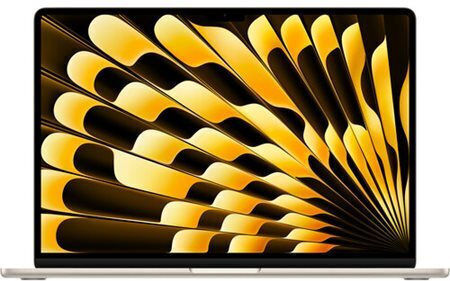 Apple MacBook Air 15.3" IPS Retina Display (M5-10-ядрен/24GB/512GB SSD/10-Core GPU) с Зарядно 40W Starlight (Английска клавиатура US)