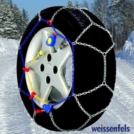 Weissenfels Anti Skid Chains 9mm Passenger Car 2 Pieces NM31120