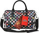 Sprayground Check Σακ Βουαγιάζ Υφασμάτινο