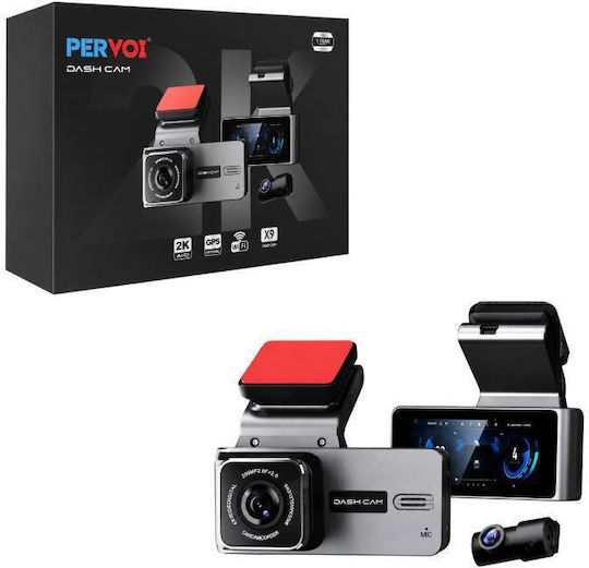 Pervoi Κάμερα Αυτοκινήτου 2k Dash Cam Wifi X9 2k Dash Cam Wifi Tf239249
