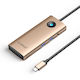 Orico PW11 8in1 USB-C Docking Station με HDMI 4K PD Ethernet Ροζ Χρυσό