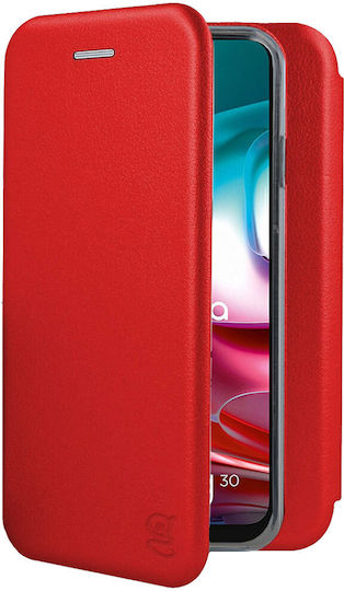 Elegance Book Δερμάτινο / Σιλικόνης Ροζ (Moto G30)
