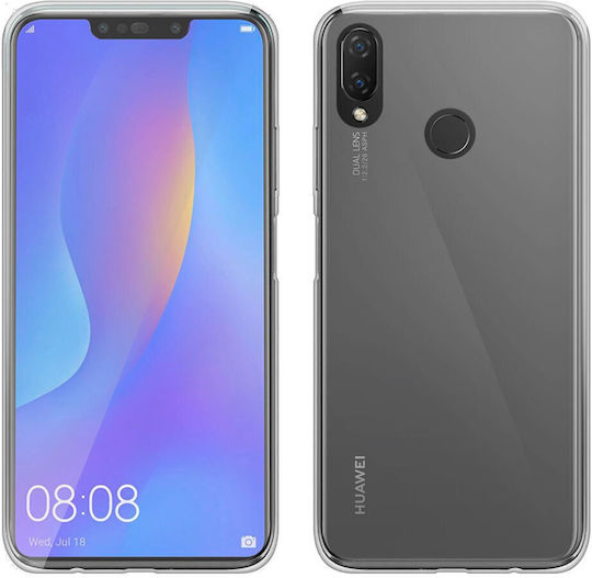 360 Full Cover Silicon 0.3mm Transparent Pentru Huawei P Smart+