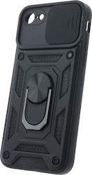 TelForceOne Umschlag Rückseite Schwarz iPhone 8/7