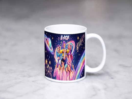 Digital Place K-pop Demon Hunters Ceramic White Mug 330ml