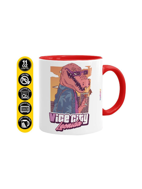 Koupakoupa Vice City Leonida Ceramic Mug Red 330ml