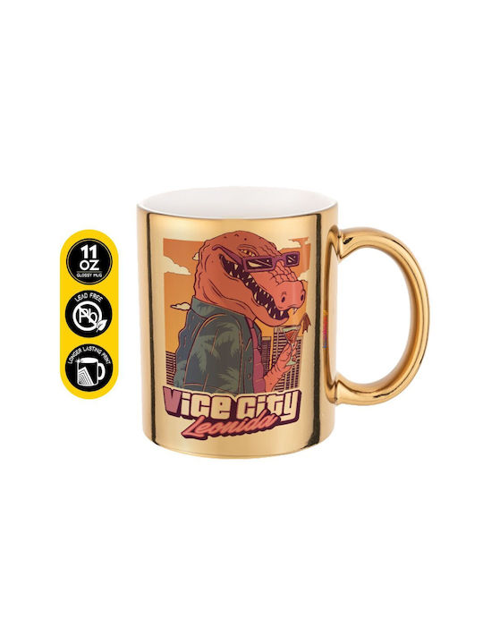 Koupakoupa Vice City Leonida Ceramic Mug Gold 3...