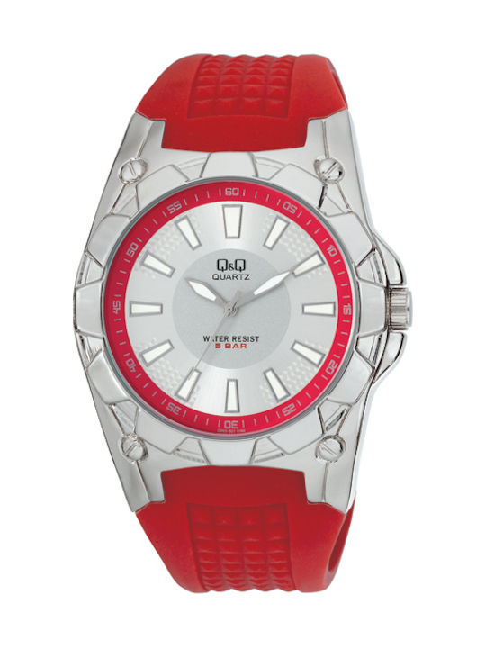 Q&Q Ceas Bărbătesc 40mm Cu Baterie Cu Curea Din...