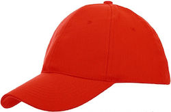 Stealth 00835 Six-Panel Jockey Cap 100% Brushed Cotton Red