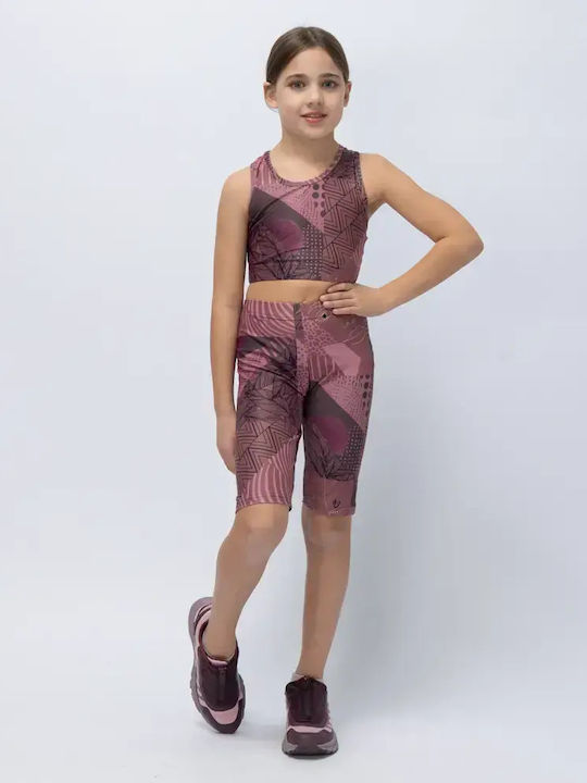 Kids Cycling Short Leggings Pastel
