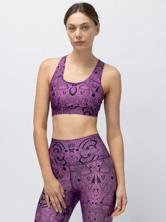 Women's Athletic Sports Bra Purple