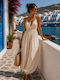 Women’s Beige One-piece Jumpsuit