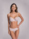 Beige Minimizer Bra without Padding Underwire