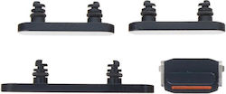 Apple Iphone 14 14 Plus Power Volume Mute & Side Buttons Set Black Original
