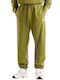 Sport Sweatpants with Elastic Green